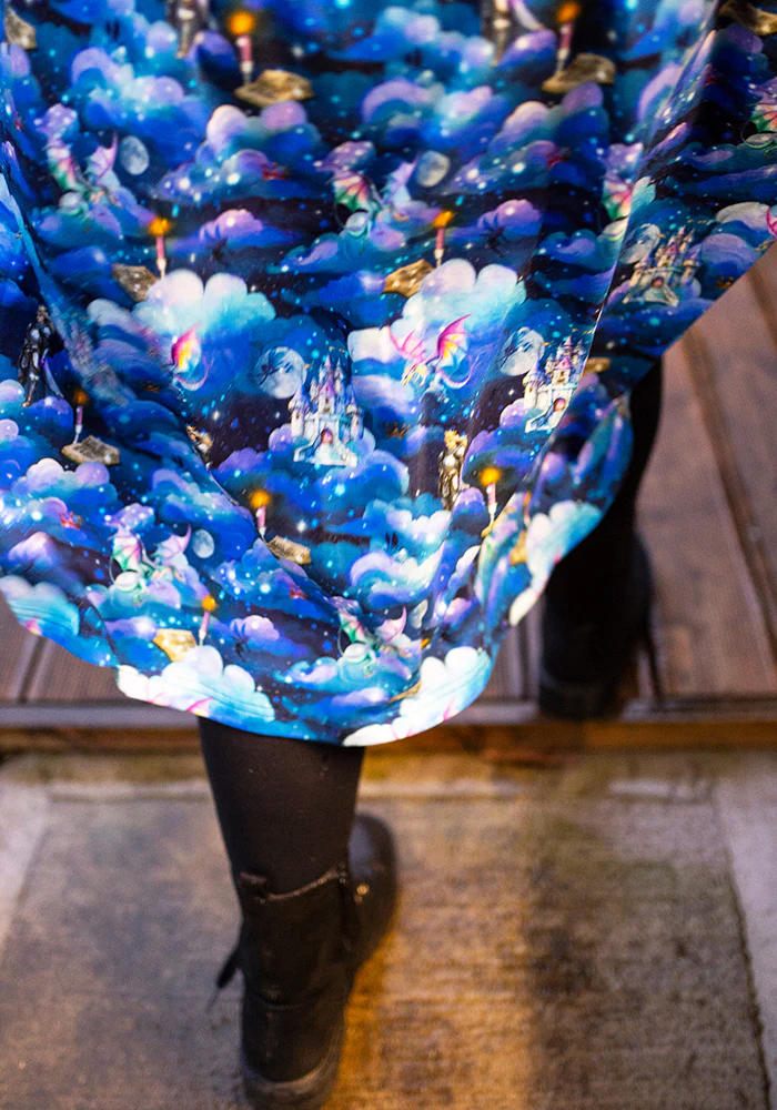 Astryn Fairytale Story Print Cotton Dress - Image 7