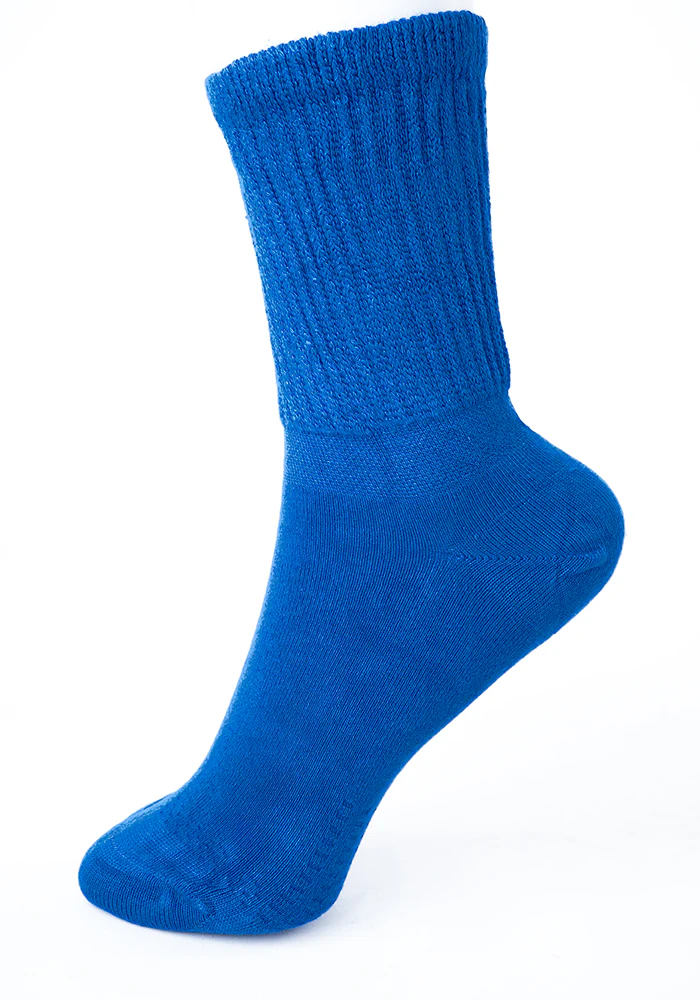 Electric Blue Bamboo Socks