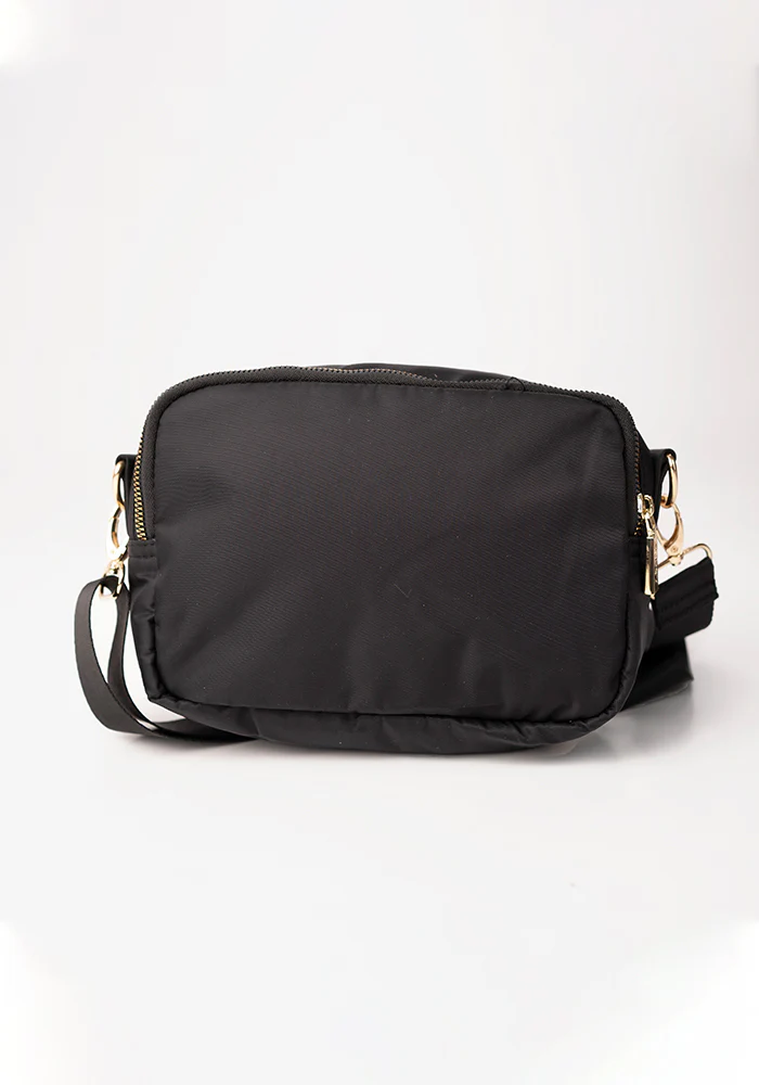 Black Cross Body Bag with Interchangeable Straps - Image 8