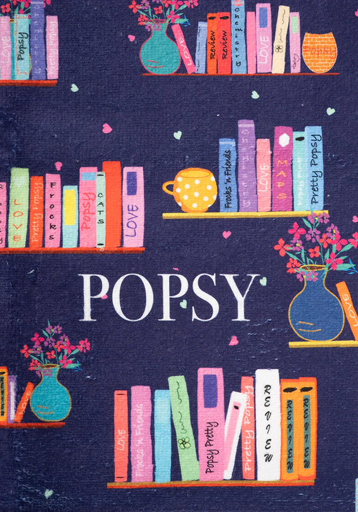Bookshelf Print Large Towel - Image 2