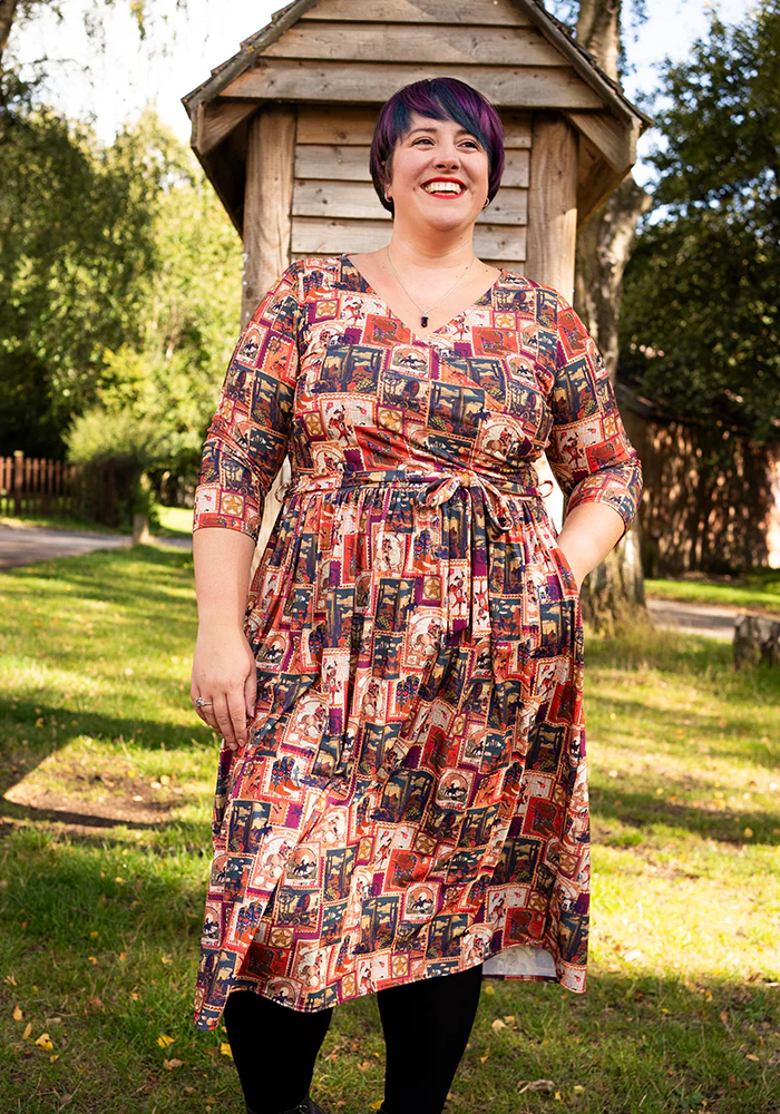 Cadence Wild West Print Midi Dress - Image 8