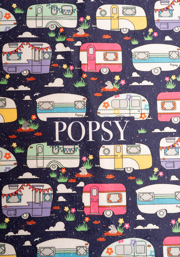 Caravan Print Jumbo Bath Sheet - Image 2
