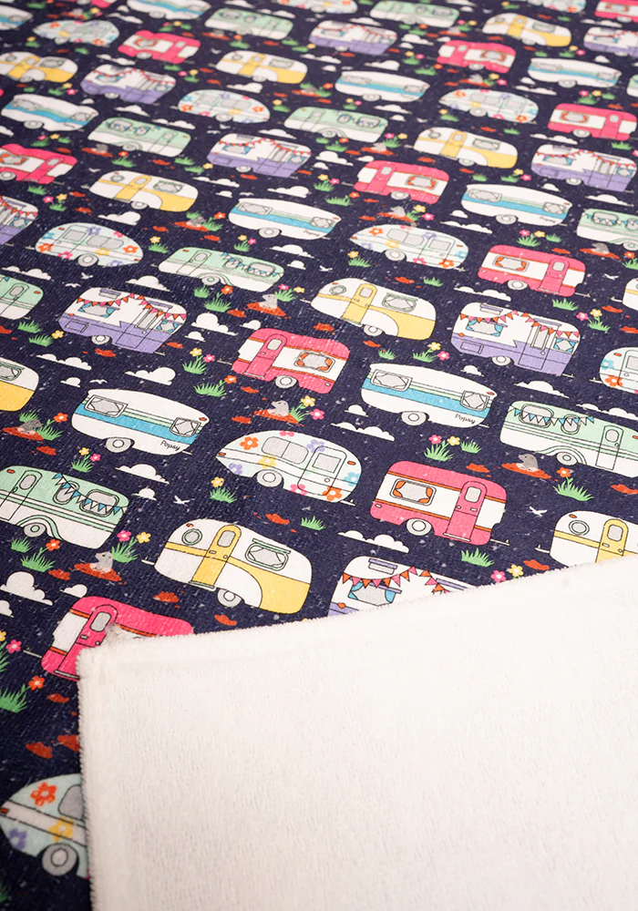 Caravan Print Jumbo Bath Sheet - Image 3