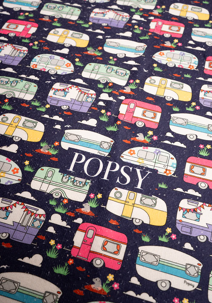 Caravan Print Jumbo Bath Sheet - Image 5