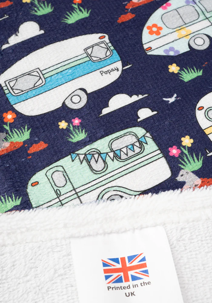 Caravan Print Large Towel - Image 5
