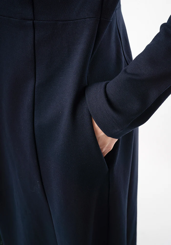 Carrington Navy Ponte Dress Coat (Coatigan) - Image 2