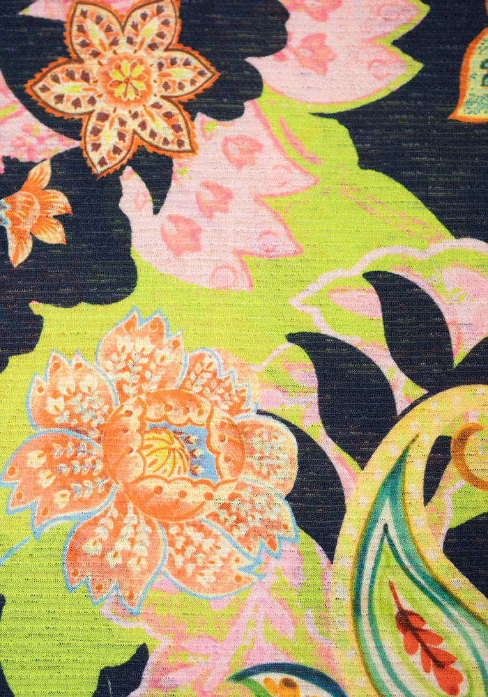 Cecile Floral Paisley Print Maxi Dress - Image 2