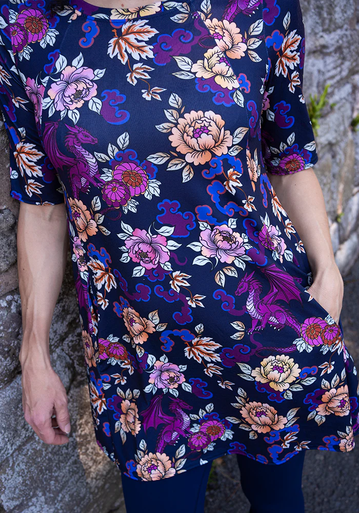 Char Ornate Dragon Print Tunic - Image 3