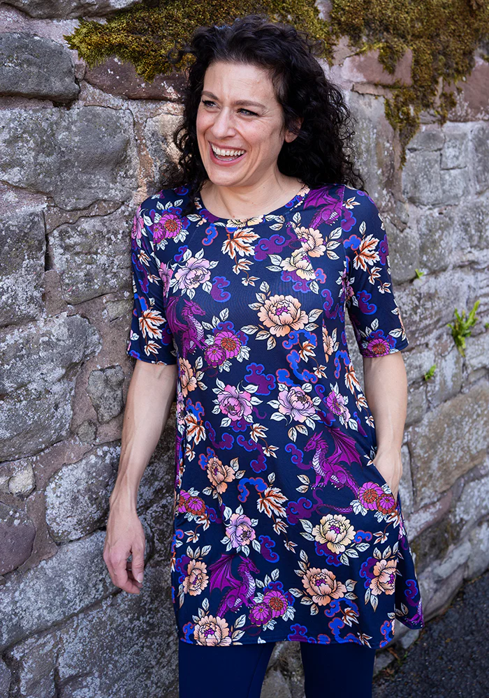 Char Ornate Dragon Print Tunic - Image 4