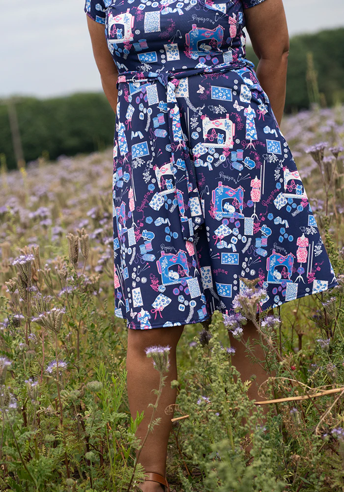 Charleigh Sewing Bee Print Dress - Image 5