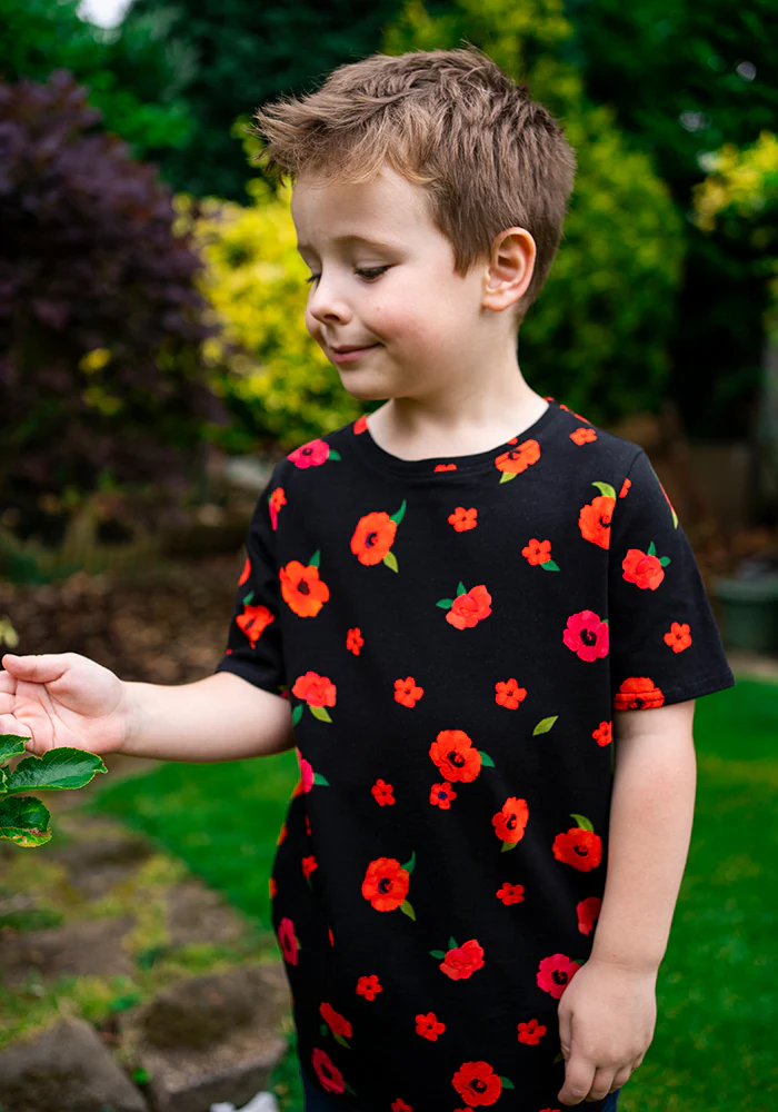 Children's Poppy Print Cotton T-Shirt (Radley) - Image 8