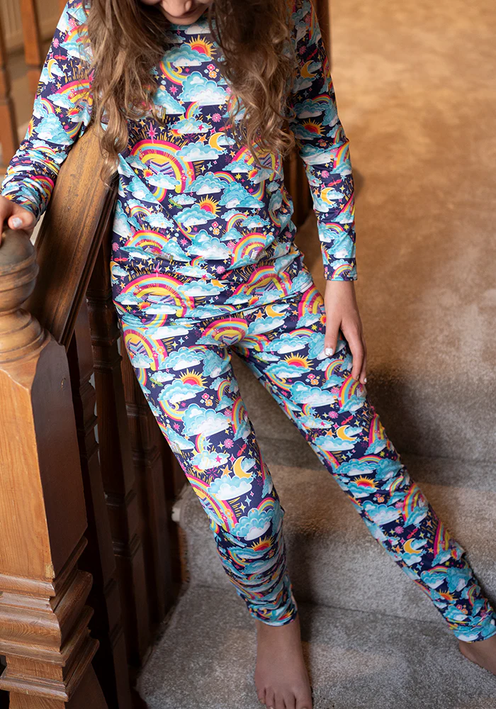 Children's Rainbow Books Print Pyjama Set (Shelbie) - Image 3