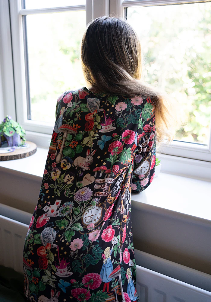 Children's Wonderland Print Pyjama Set (Tweedle) - Image 3