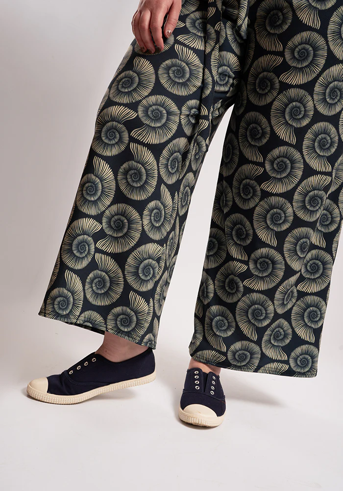 Cove Fossil Print Culotte Leg Jumpsuit - Image 4