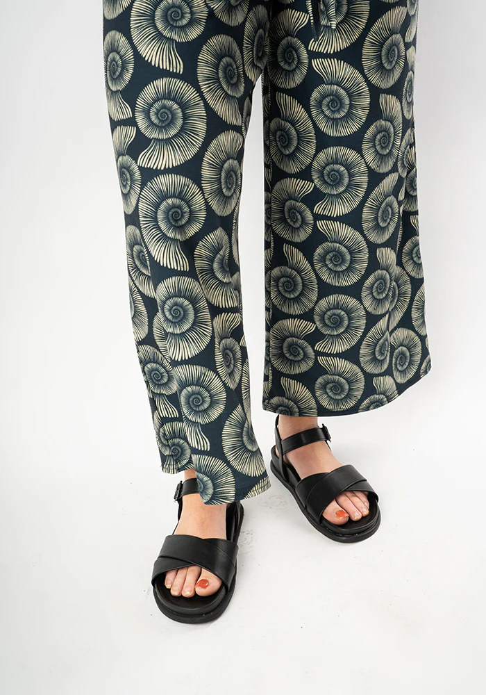 Cove Fossil Print Culotte Leg Jumpsuit - Image 9