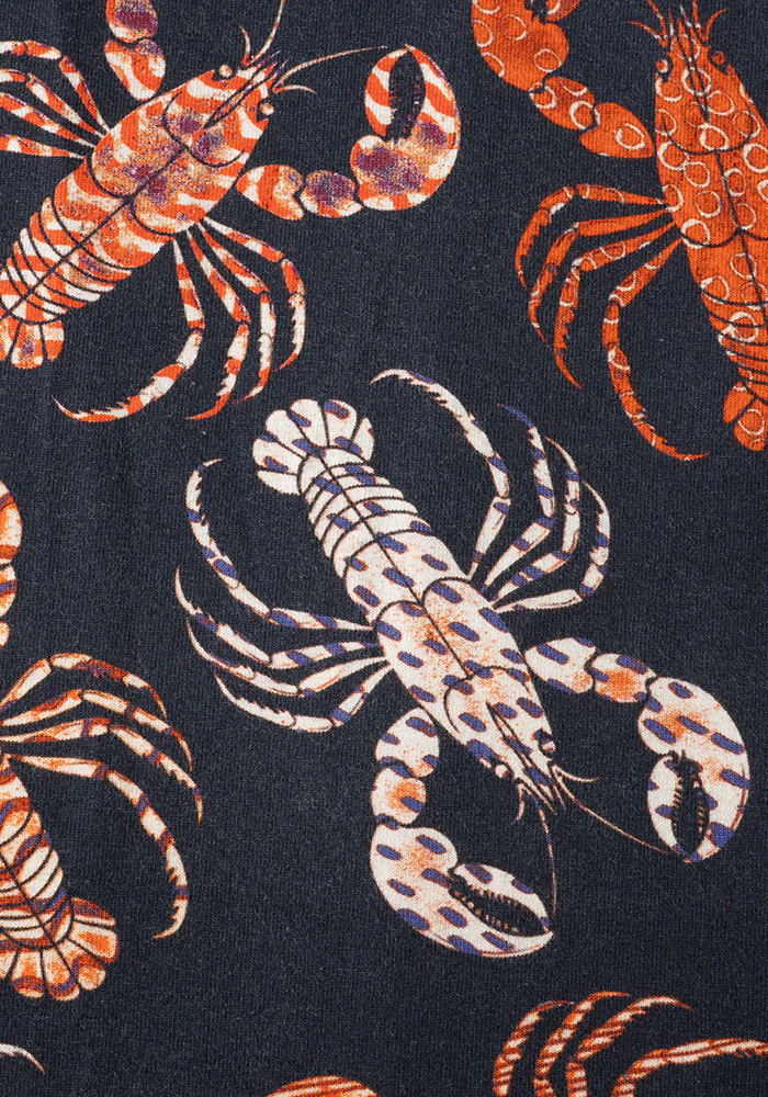 Daria Lobster Print Cotton Dress - Image 2