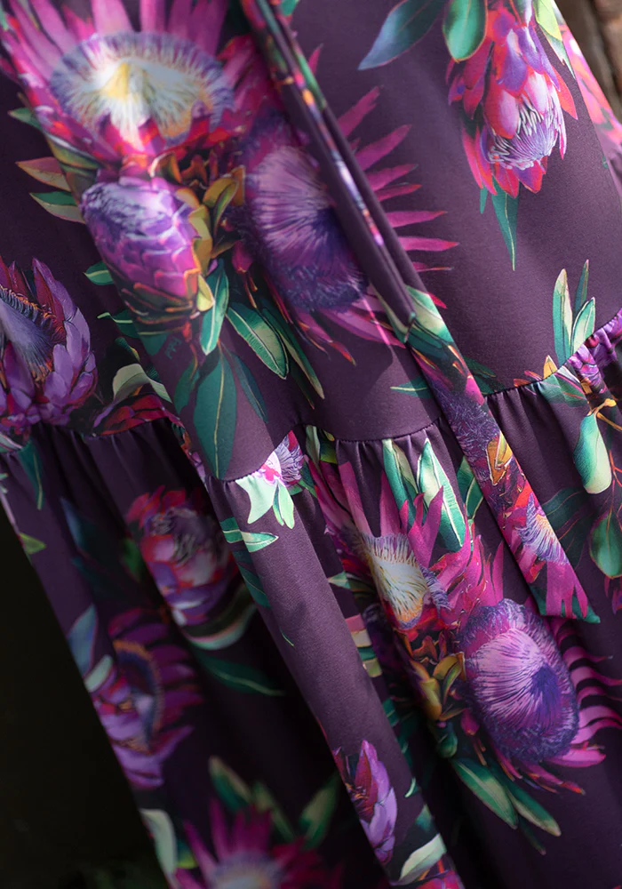 Denali Large Scale Floral Print Midaxi Dress - Image 4
