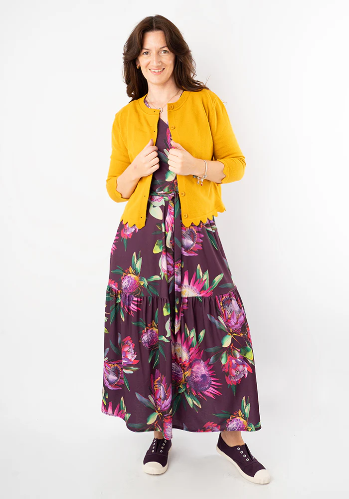 Denali Large Scale Floral Print Midaxi Dress - Image 7