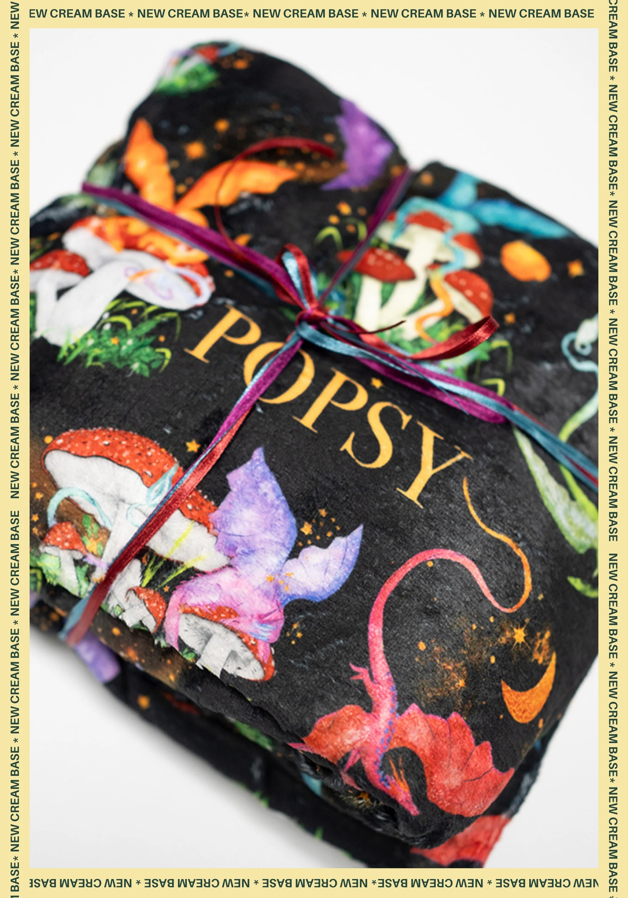 Dragon & Mushroom Pop-under Plush Blanket - Image 6