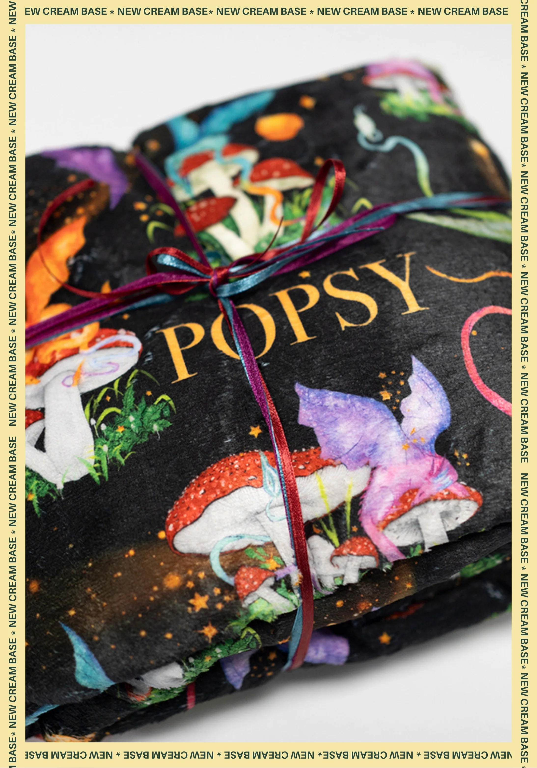 Dragon & Mushroom Pop-under Plush Blanket - Image 8