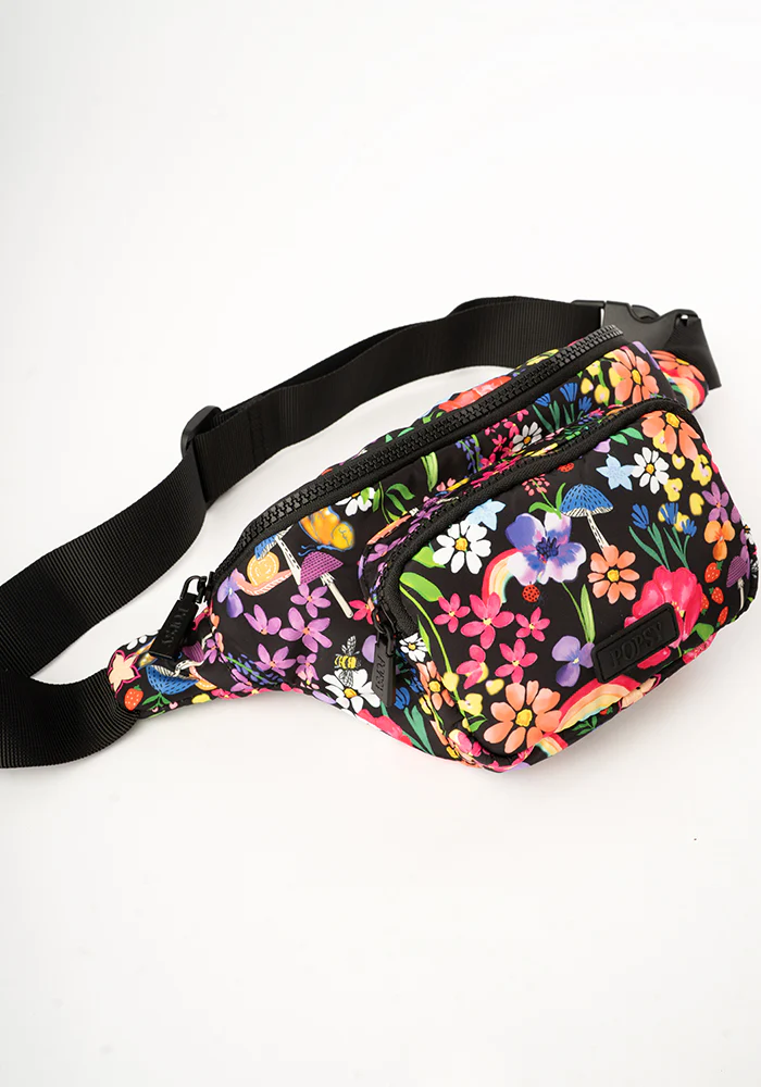 Garden Rainbow Floral Bum Bag