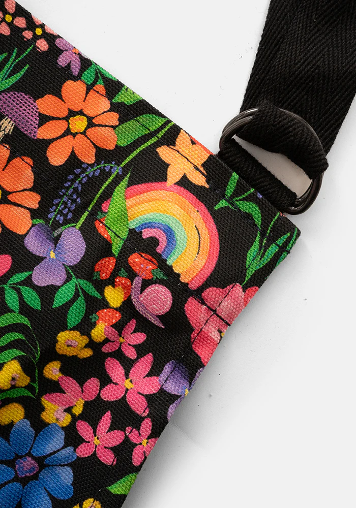 Garden Rainbow Floral Print Apron - Image 4