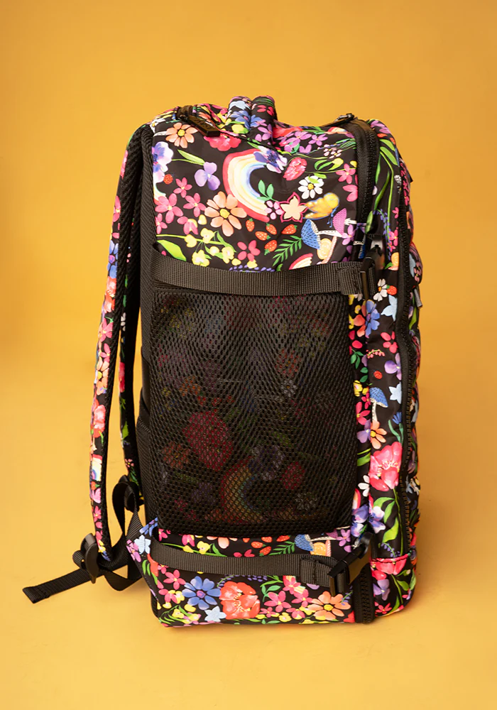 Garden Rainbow Floral Print Popsy Cabin Bag - Image 8