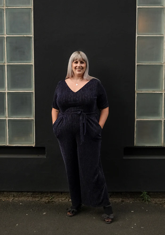 Gem Sparkle Culotte Leg Jumpsuit - Image 11
