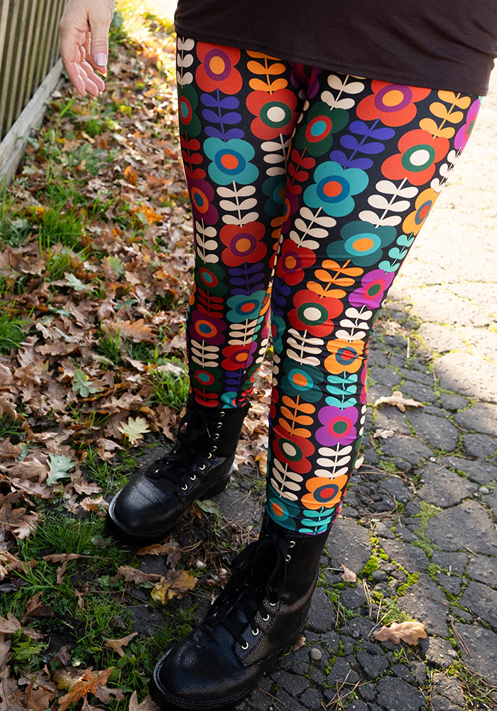 Heath Retro Flower Print Leggings - Image 9