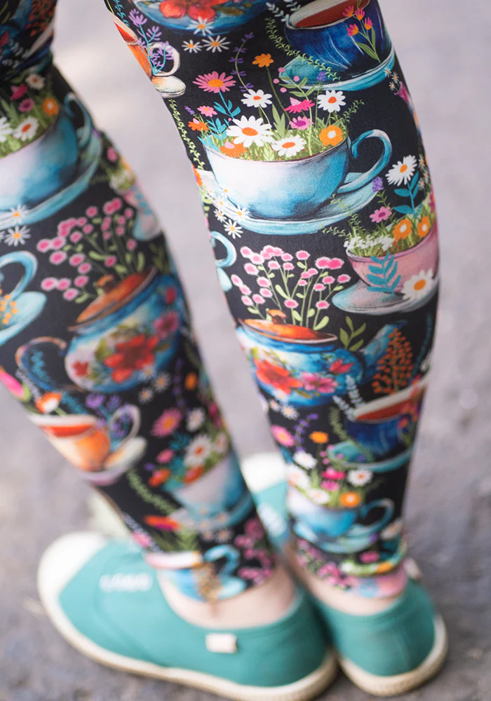 Heath Tea Cup Print Leggings - Image 7