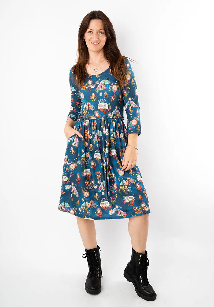 Heidi-May Camping Print Dress - Image 4