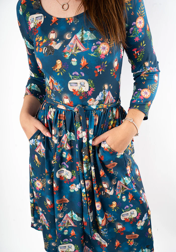 Heidi-May Camping Print Dress - Image 6