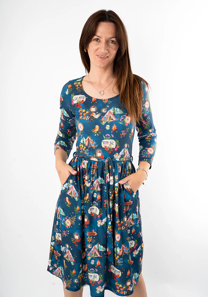 Heidi-May Camping Print Dress - Image 7
