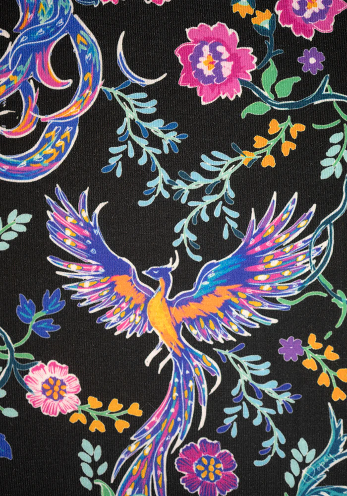 Irie Mystical Floral Phoenix Print Dress - Image 2