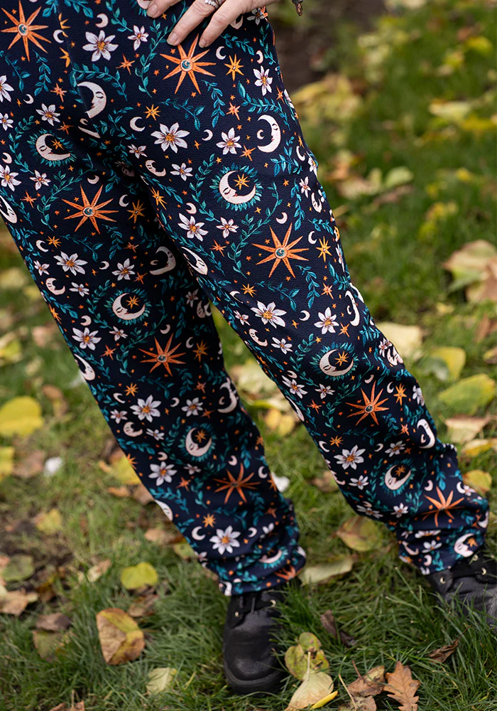 Jordan Celestial Moon Print Full Length Dungaree - Image 5