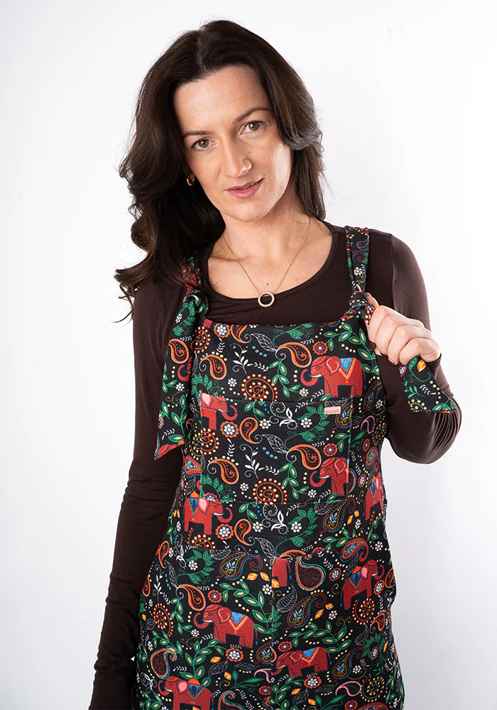 Jordan Elephant Paisley Print Dungaree - Image 7