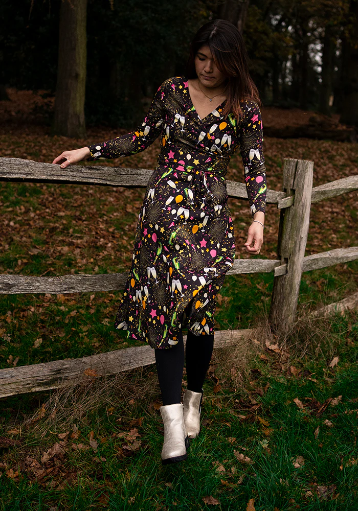 Jubel Celebration Print Midi Dress - Image 3