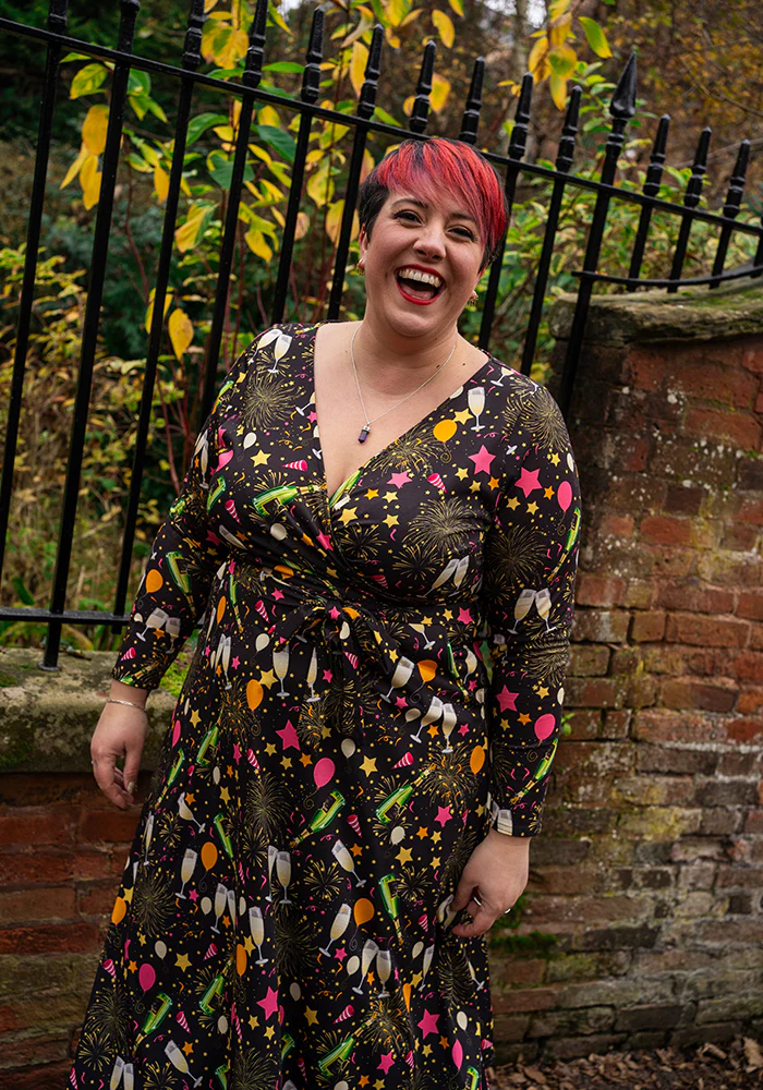 Jubel Celebration Print Midi Dress - Image 7