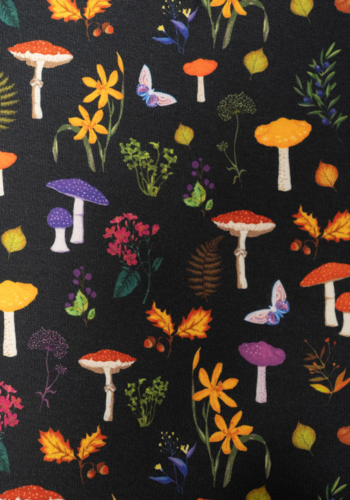 Kenzi Botanical Mushroom Print Dress - Image 2