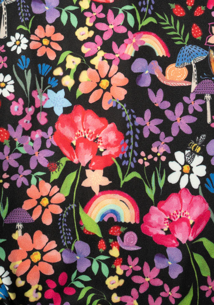 Kiva Garden Rainbow Print Cycling Shorts - Image 2