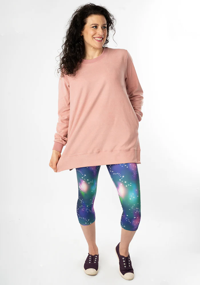 Lewis Galaxy Print Capri Leggings - Image 3