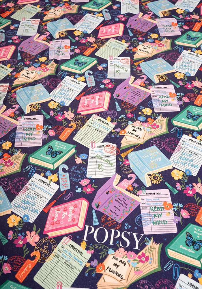 Library Books Print Large Towel - Image 3