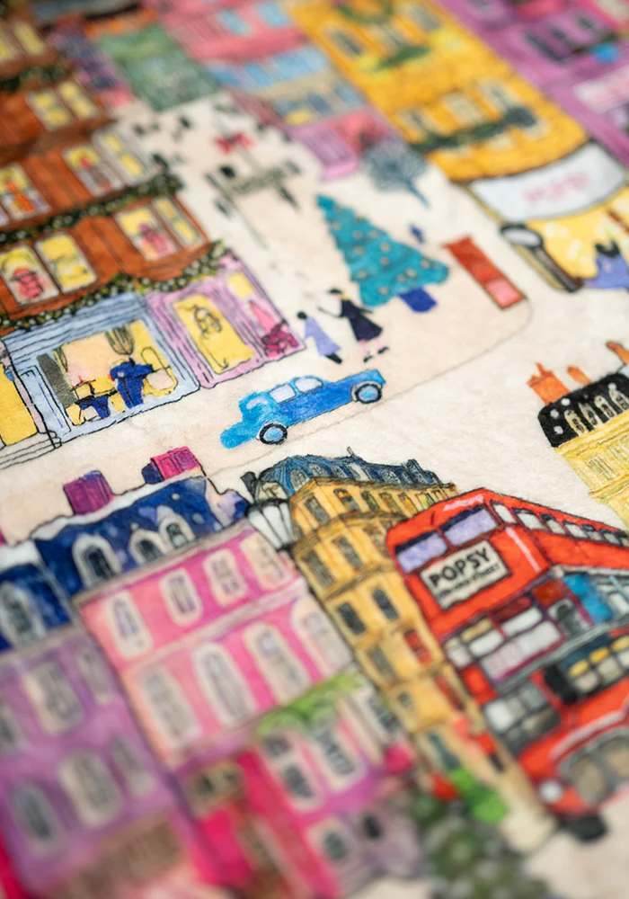 London Print Plush Throw Blanket (Pop-Under) - Image 10