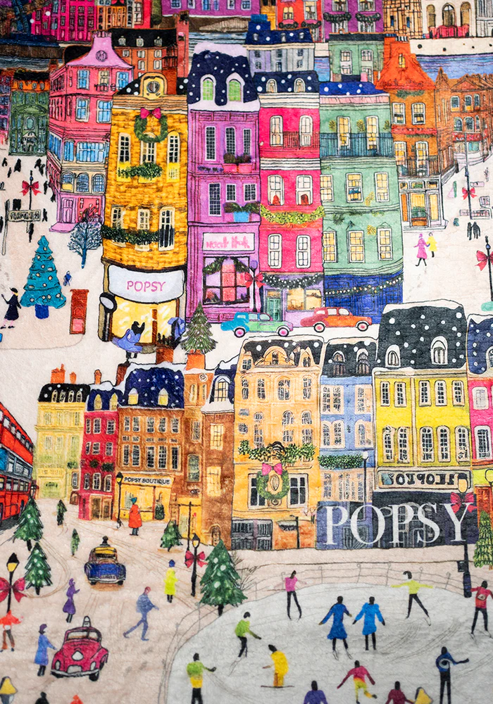 London Print Plush Throw Blanket (Pop-Under) - Image 12