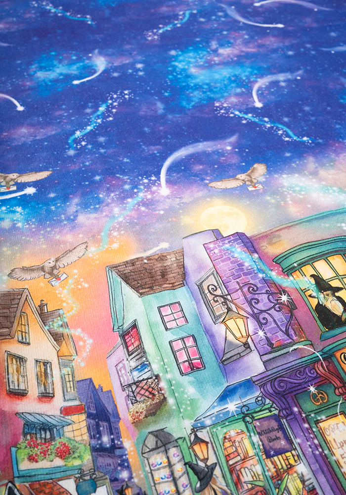 Magical Street Print Hand Towel - Image 3