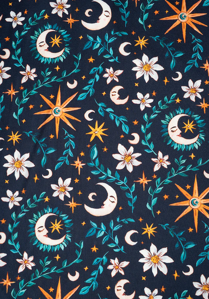 Manon Celestial Moon Print Jersey Tunic - Image 2