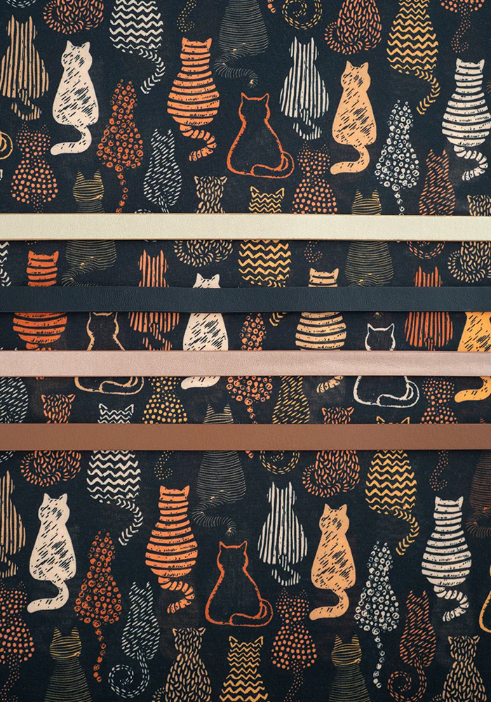 Mariam Cat Print Midi Dress - Image 9