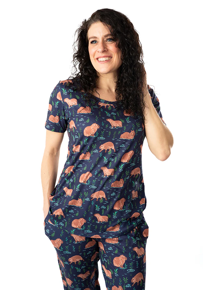 Marlo Capybara Print Pyjama Set - Image 4