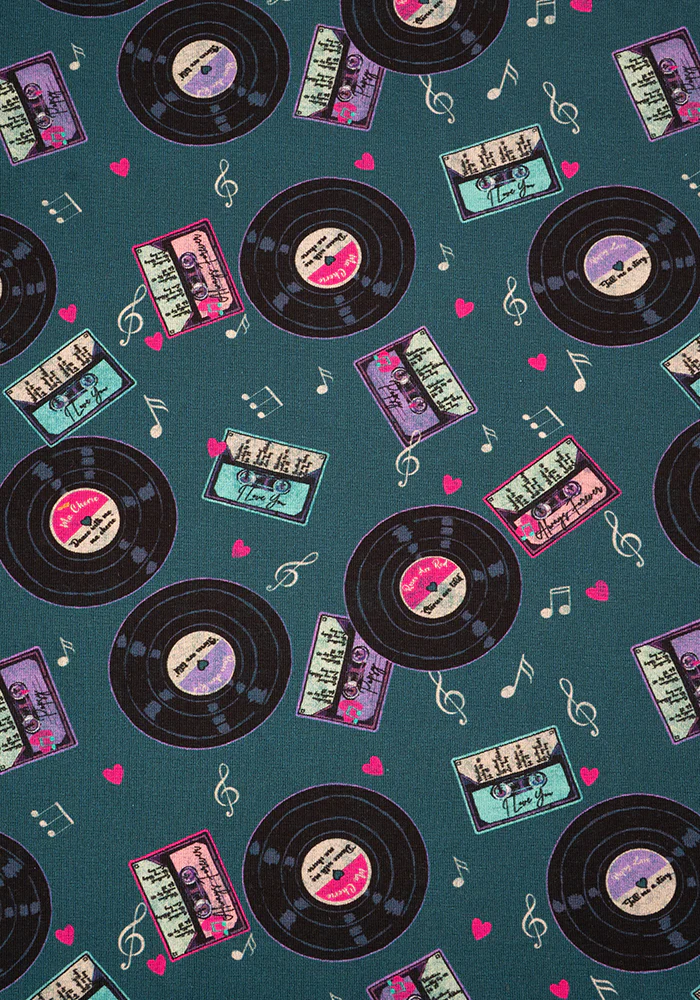 Maz Mixtapes Print Cotton Trapeze Dress - Image 2