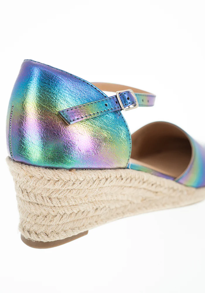 Metallic Rainbow Low Wedge Espadrilles - Image 11